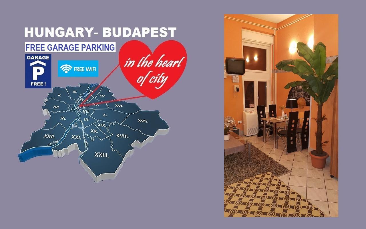 Apartment In The Center Of Budapest -Free Garage Parking Buitenkant foto